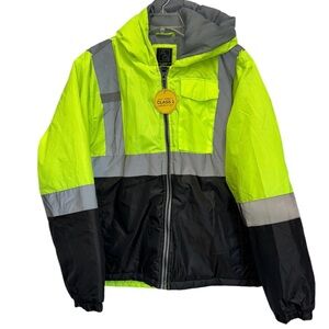 High Visibility Men’s Performance Reflective Jacket Size XL NWT